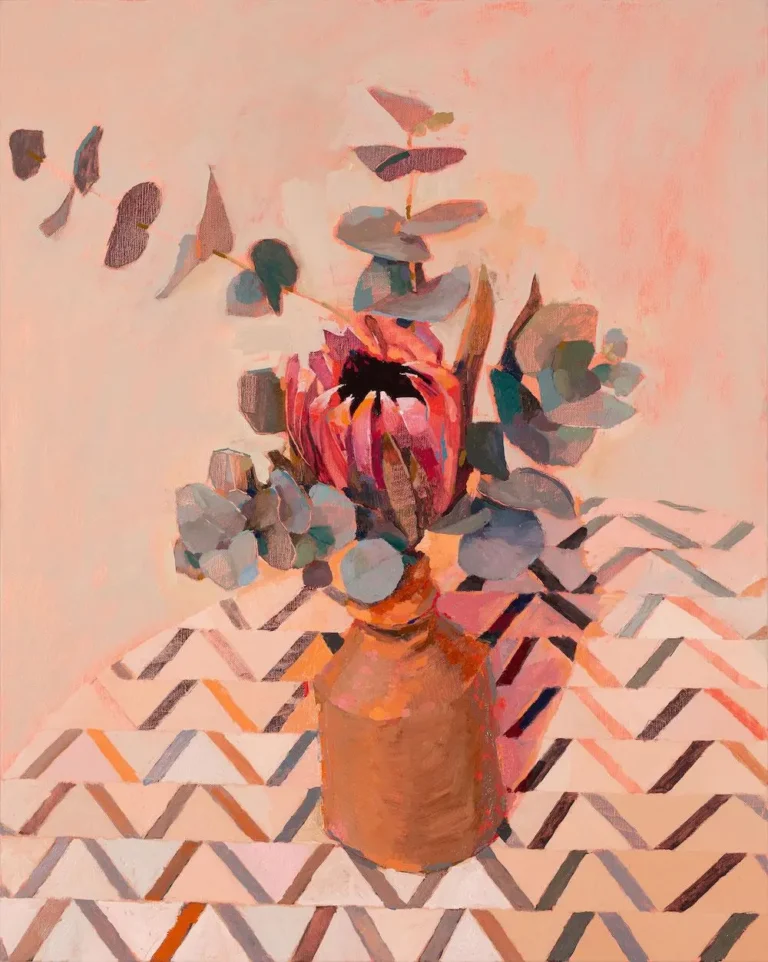 Pink protea