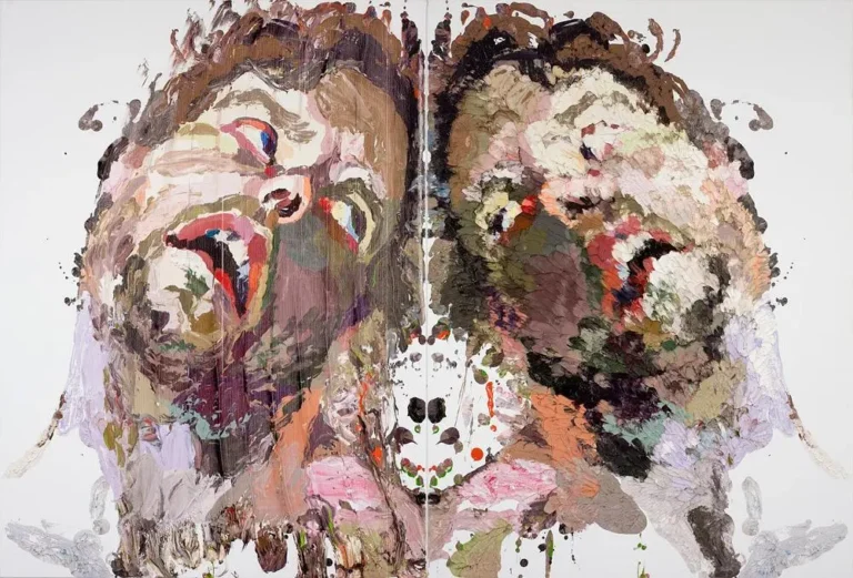 Self portrait smashed #4