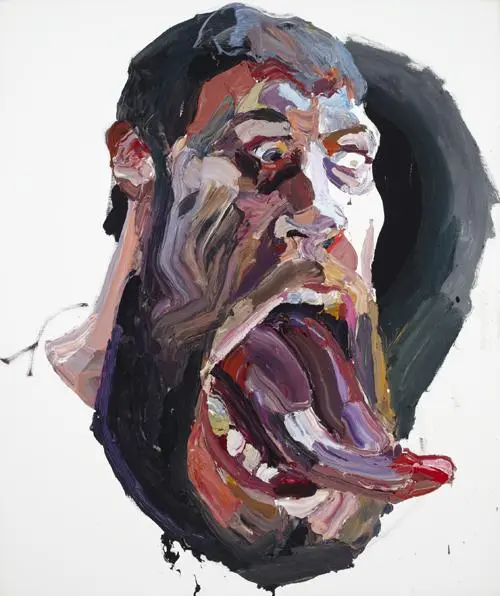 Straight white male, self portrait (tongue)