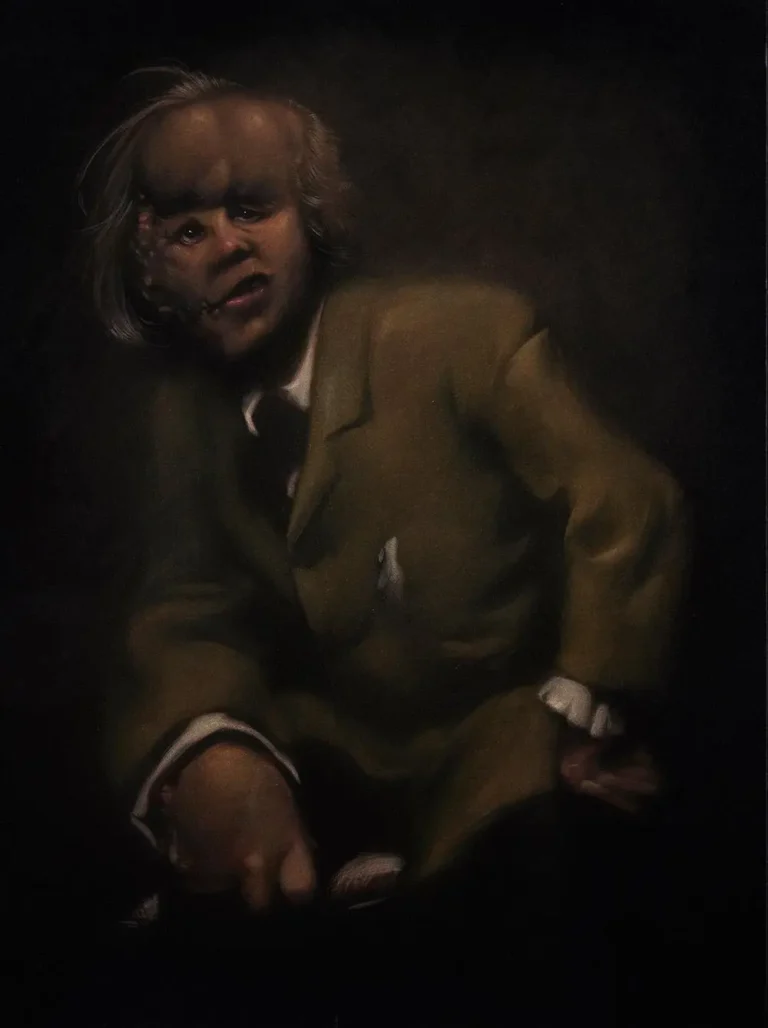 No oil painting (portrait of Joseph Merrick)