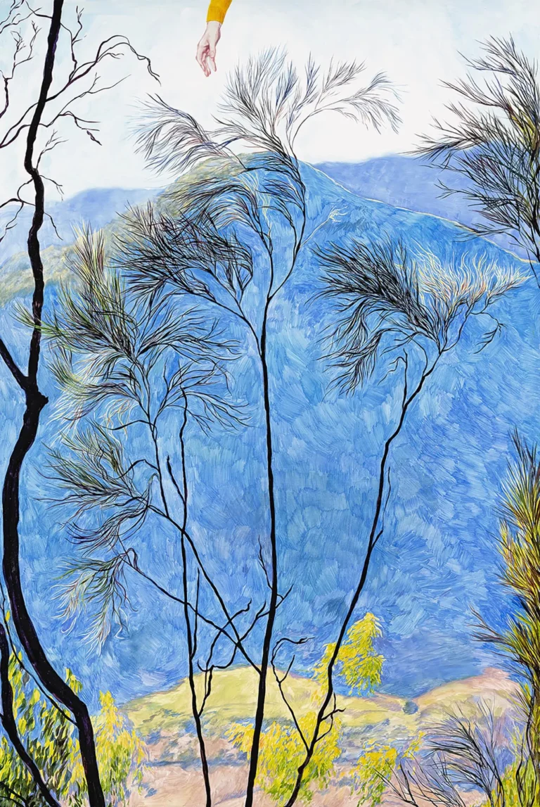 Blue haze vibrates