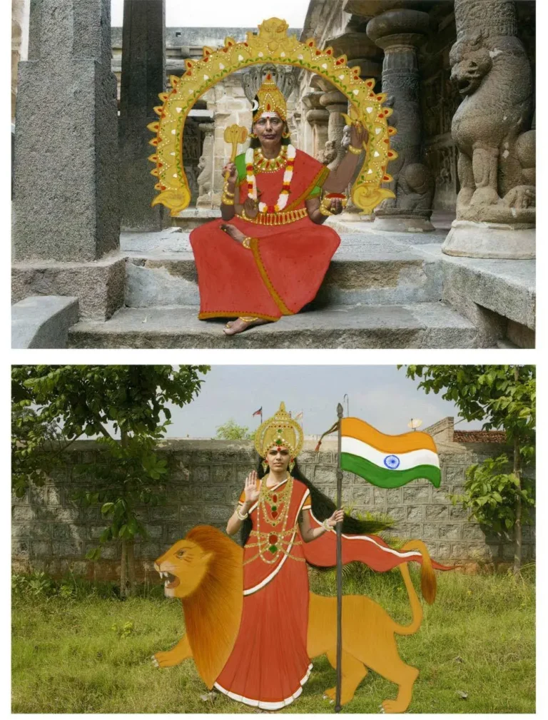 Mother/Amman and Self/Bharat Mata from Mother and I series