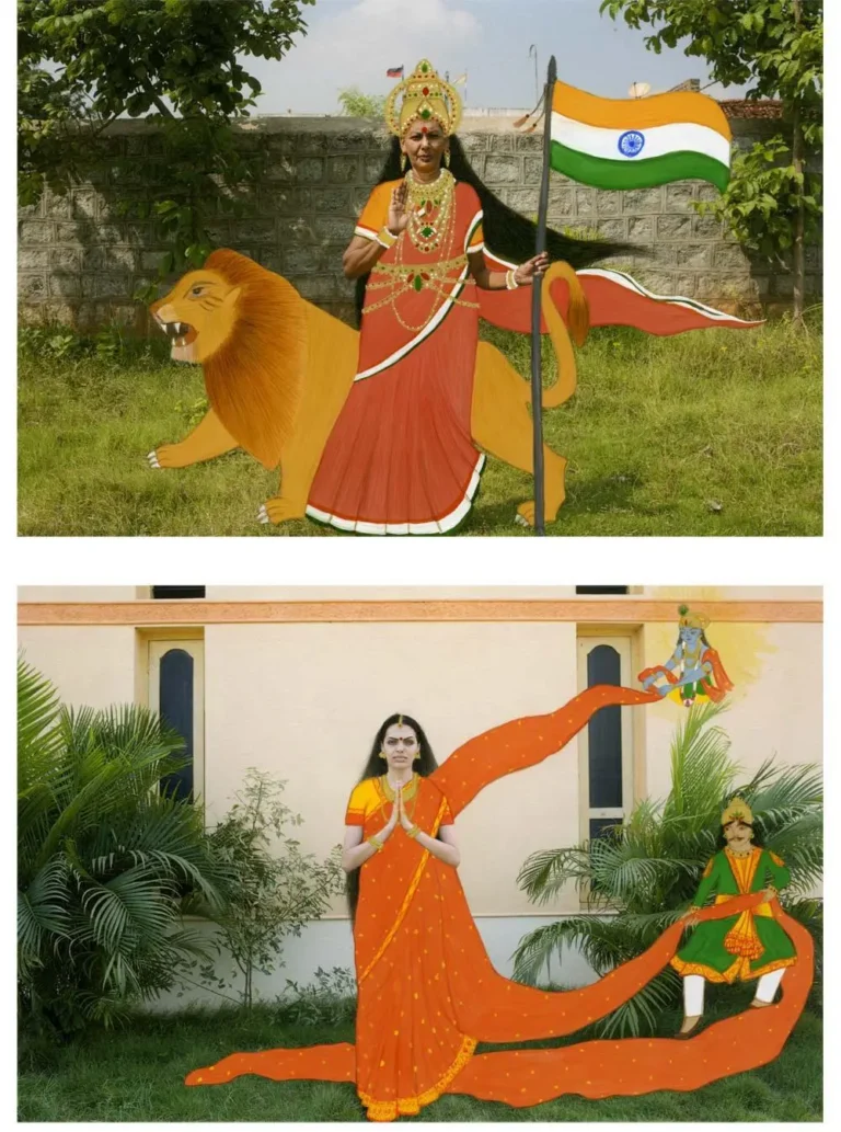 Mother/Bharat Mata and Self/Draupadi from Mother and I series