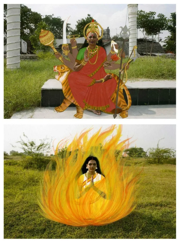 Mother/Dhurga and Self/Sita from Mother and I series