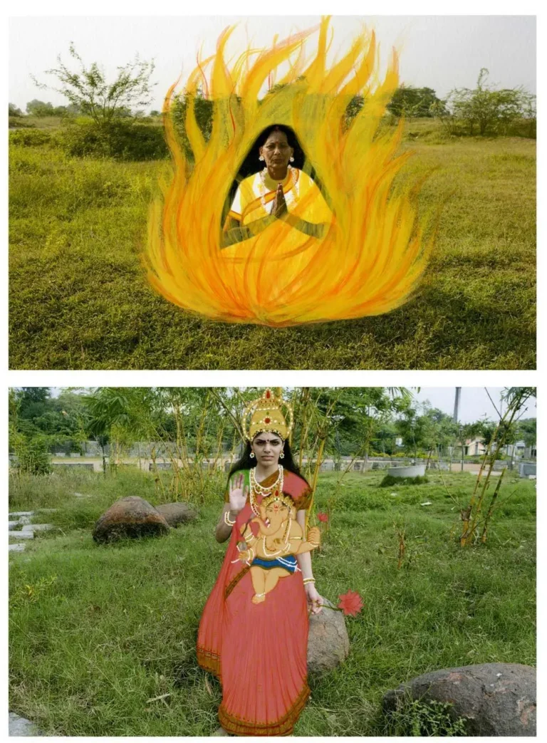 Mother/Sita and Self/Parvarti from Mother and I series