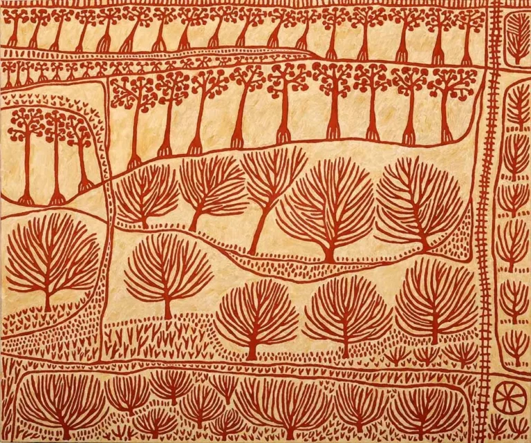 Young river gums