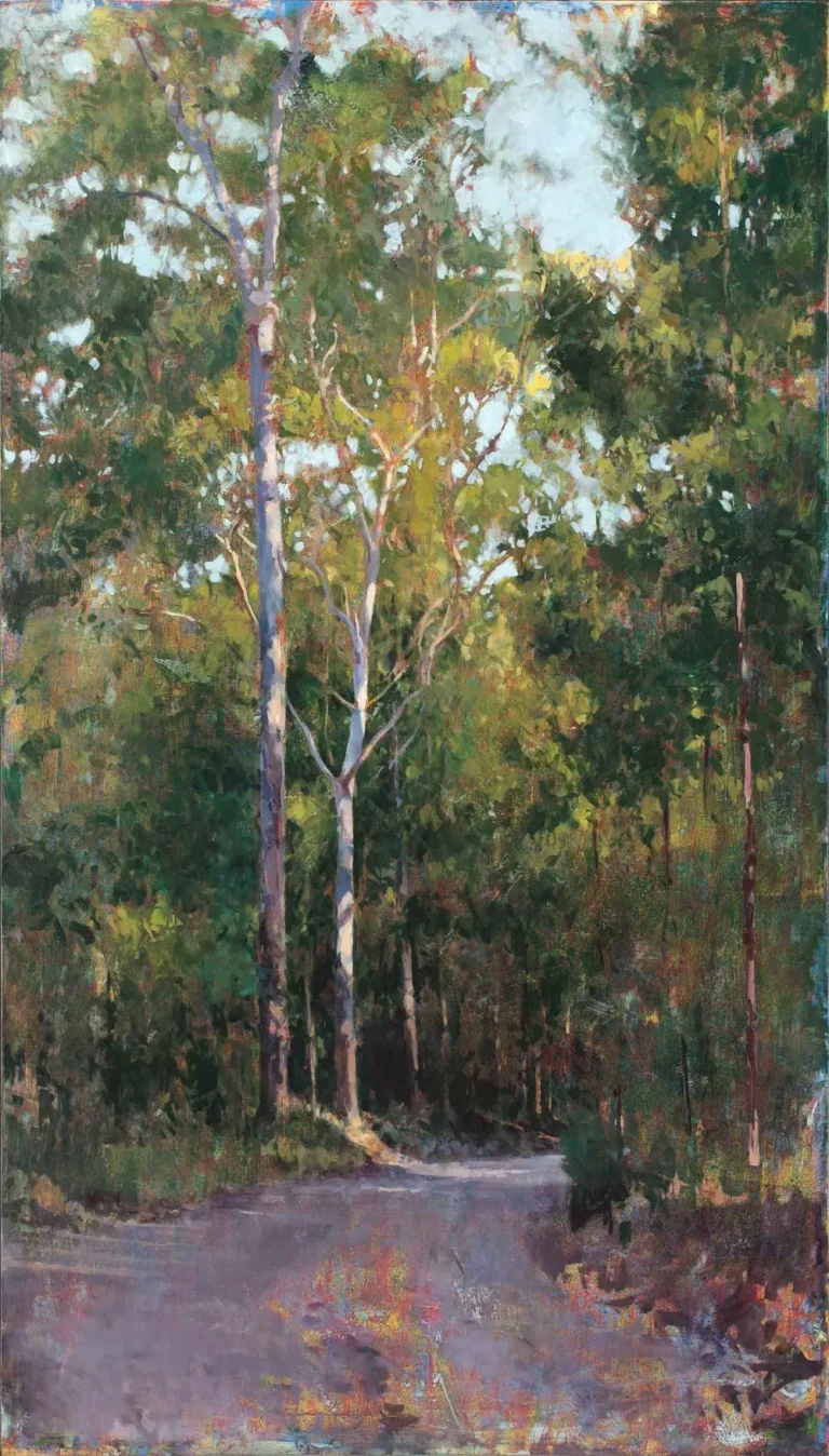 Into the forest (a bend in the path)