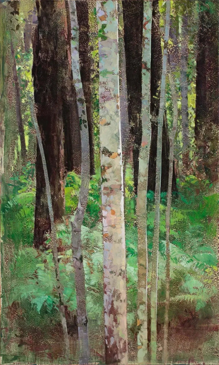Pink ash and bracken