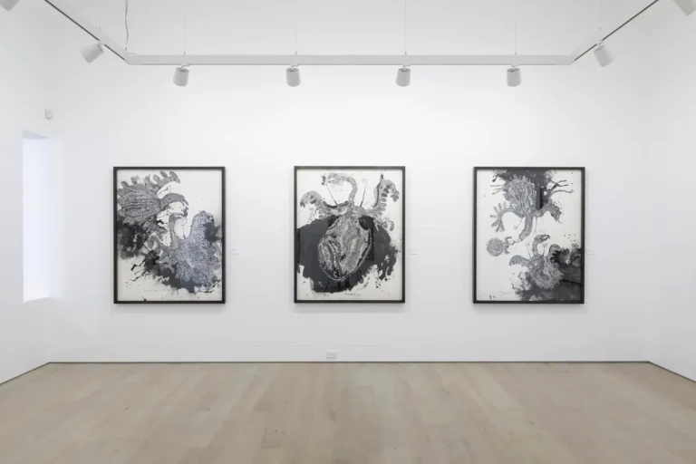 Installation view ‘Walawuru ngunytju kukaku ananyi (Mother eagles going hunting)’