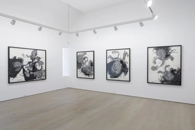 Installation view ‘Walawuru ngunytju kukaku ananyi (Mother eagles going hunting)’