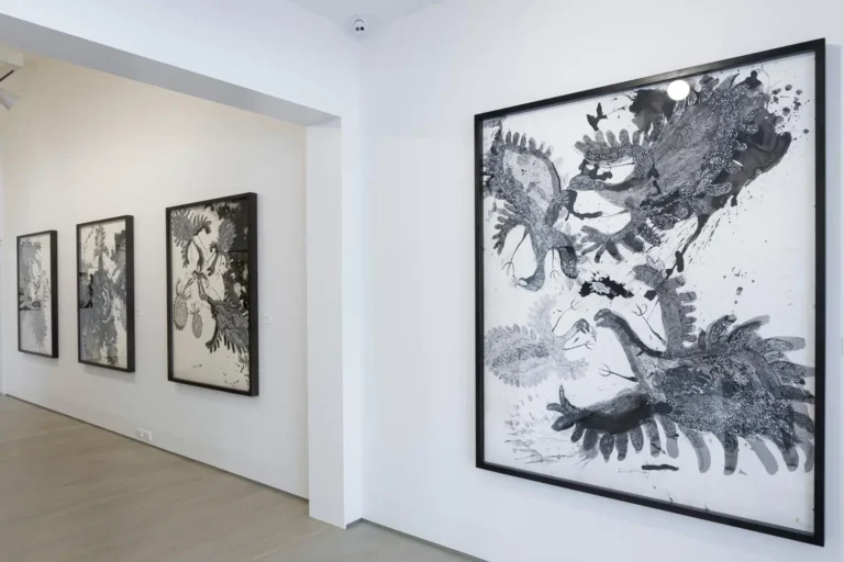 Installation view ‘Walawuru ngunytju kukaku ananyi (Mother eagles going hunting)’