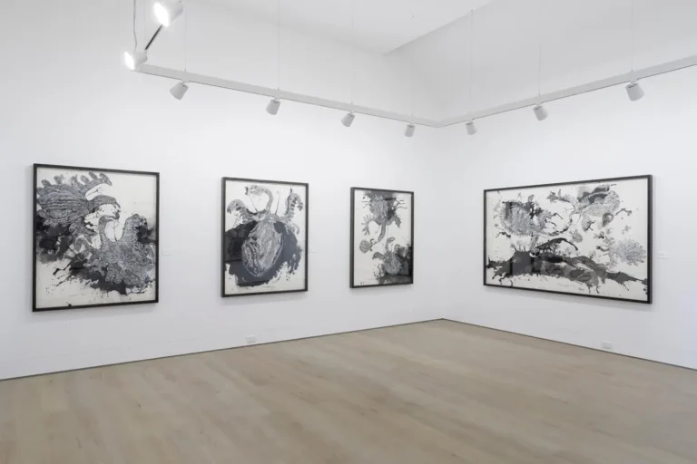 Installation view ‘Walawuru ngunytju kukaku ananyi (Mother eagles going hunting)’