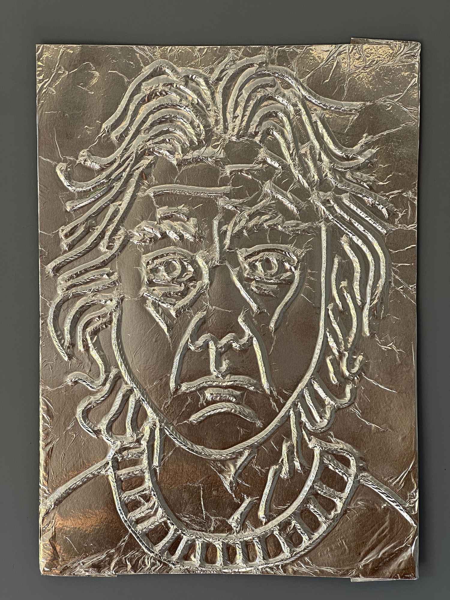 Lincoln Austin's Alfoil self portrait