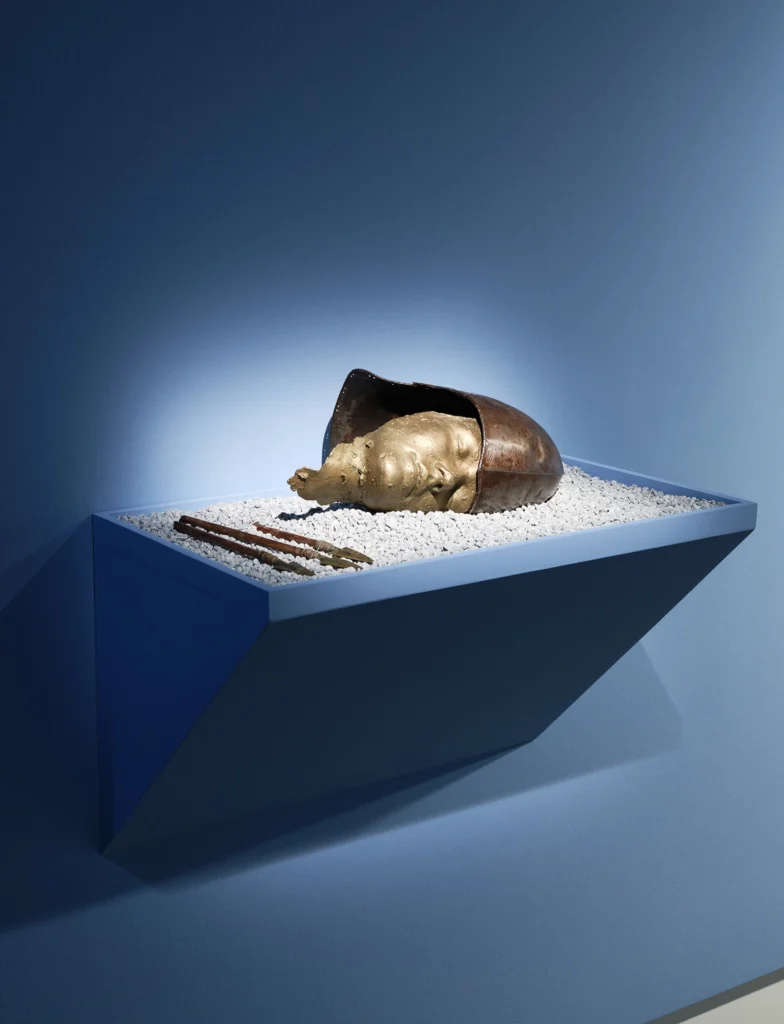 Install view of Drew Connor Holland's work in 'New Religion'. Photo by Mim Stirling.