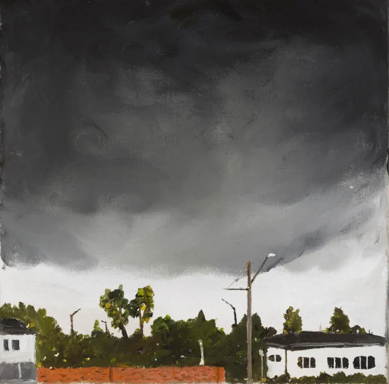 Freak isolated storm