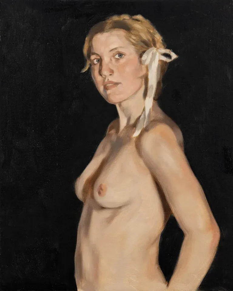 Girl with ribbons